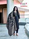 Samina Vol 1 by Mystic 9 Rayon Roman Silk Kurti With Bottom Dupatta Exporters In India